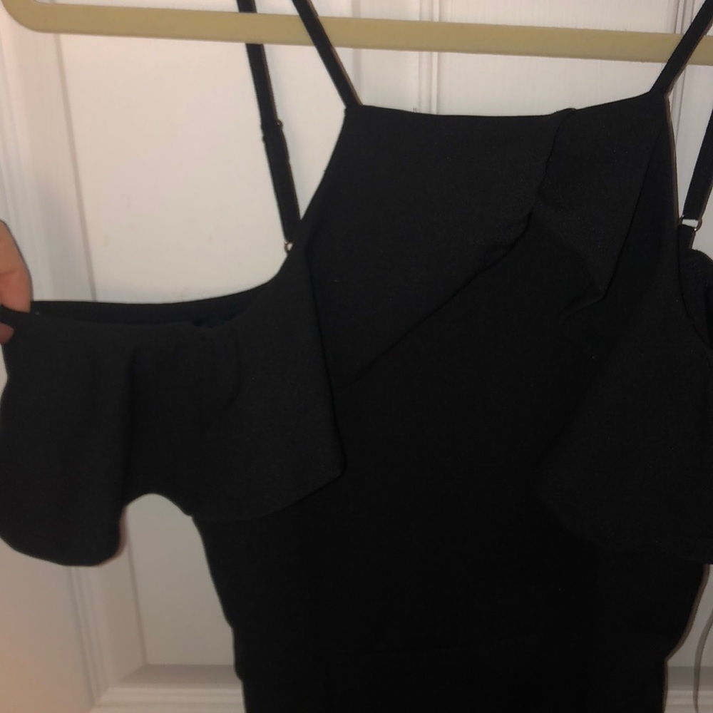 black fashionnova jumpsuit